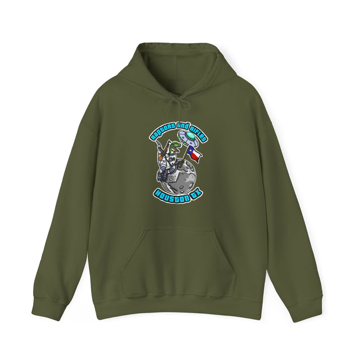 Raptors & Rifles Space Unisex Heavy Blend™ Hooded Sweatshirt