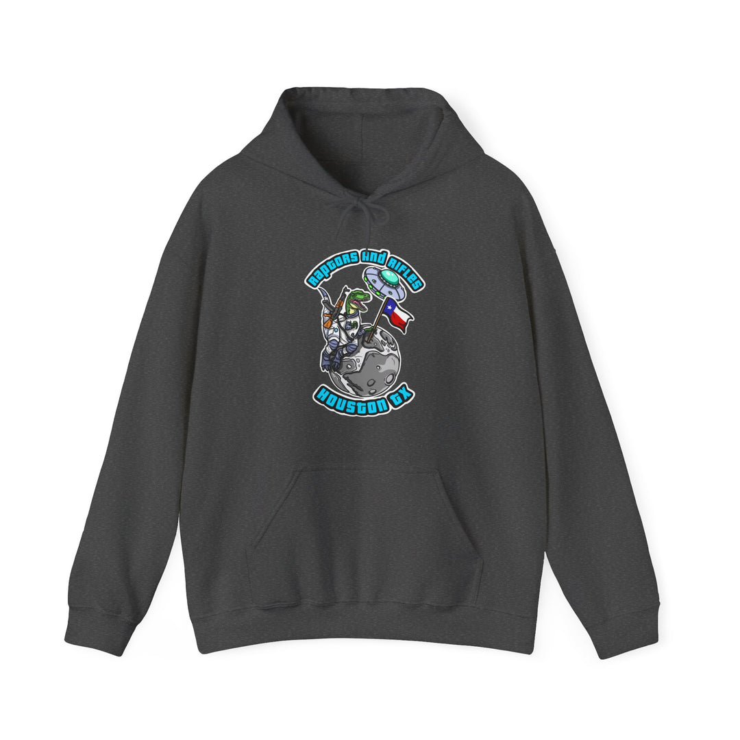 Raptors & Rifles Space Unisex Heavy Blend™ Hooded Sweatshirt