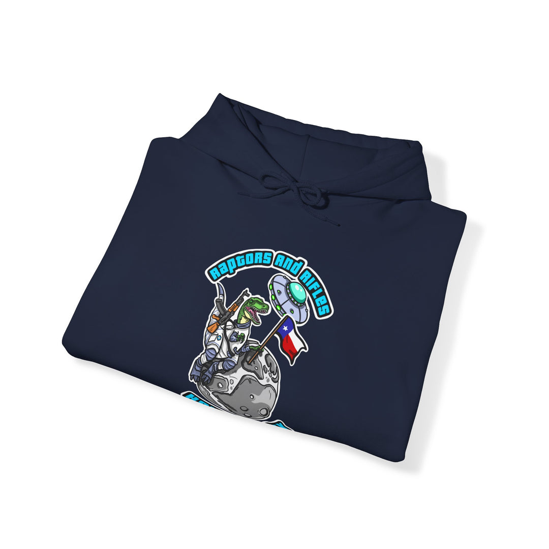 Raptors & Rifles Space Unisex Heavy Blend™ Hooded Sweatshirt