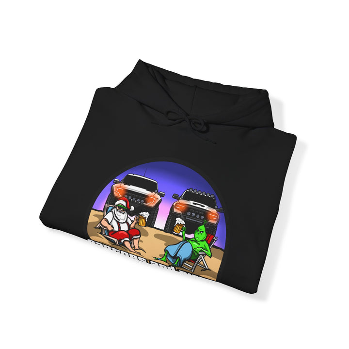 Raptors & Rifles Christmas Unisex Heavy Blend™ Hooded Sweatshirt