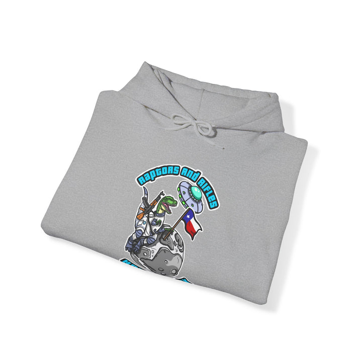 Raptors & Rifles Space Unisex Heavy Blend™ Hooded Sweatshirt