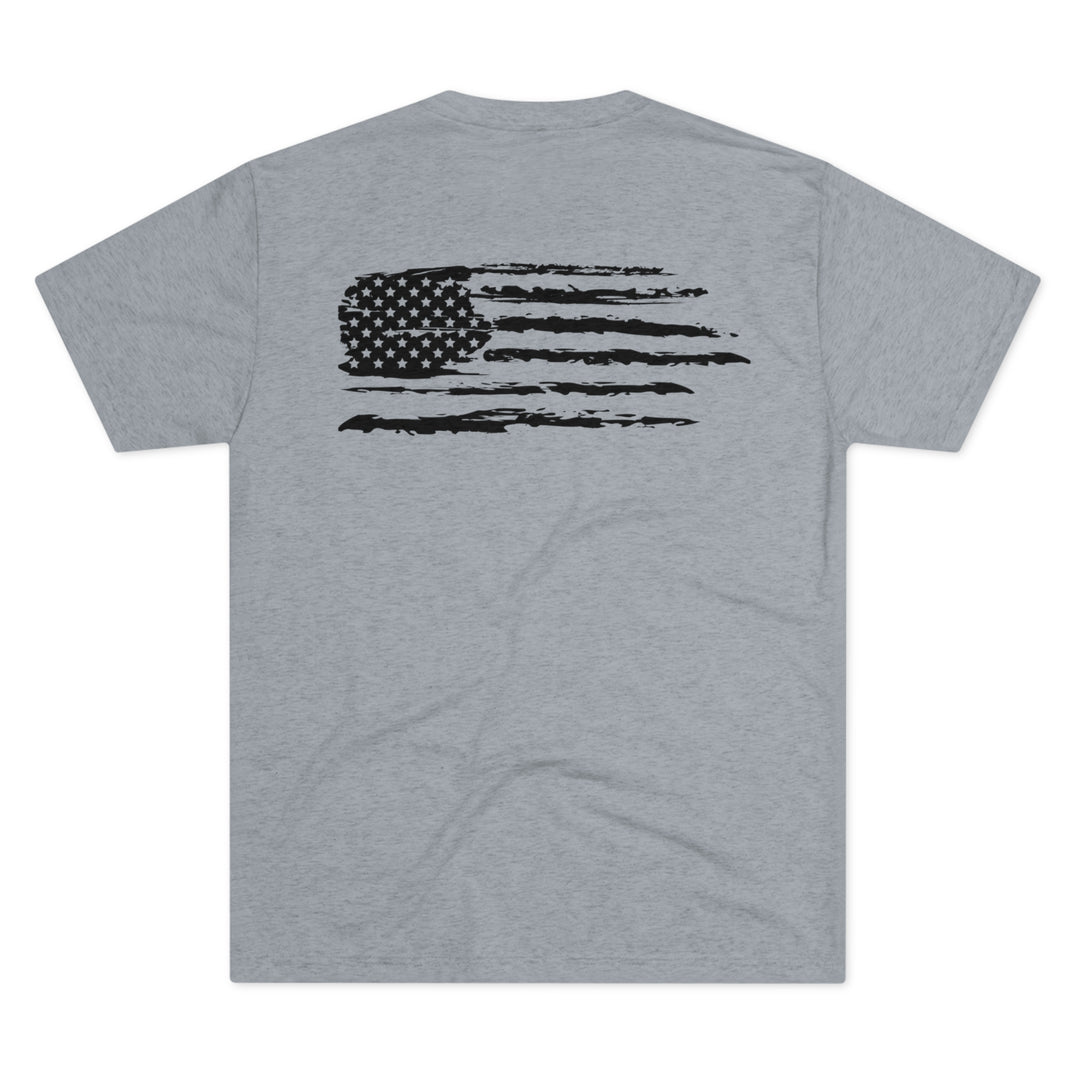 Raptors & Rifles Flag Unisex Tri-Blend Crew Tee