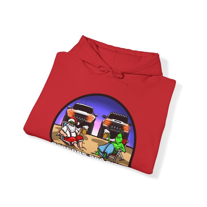 Raptors & Rifles Christmas Unisex Heavy Blend™ Hooded Sweatshirt