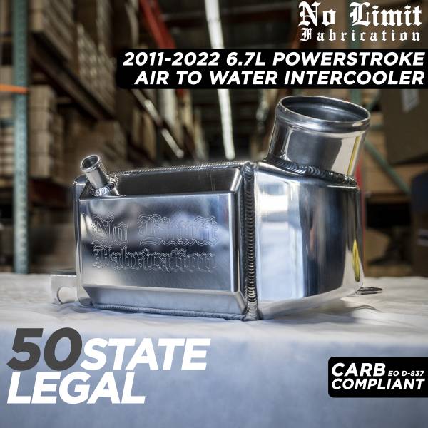 No Limit Fabrication 6.7 Powerstroke Stage 2 Performance Air to Water Intercooler