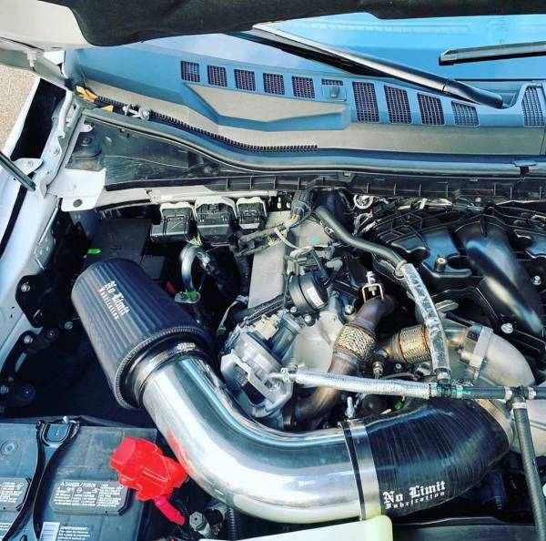 No Limit Fabrication 6.7 Powerstroke 17-19 Cold Air Intake Stage 2